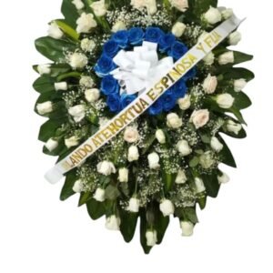 Corona funebre para hombre cali