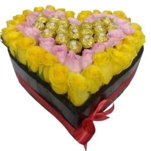 Caja Corazon Rosas Cali